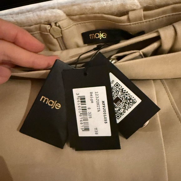 Maje Jumita Pleated Mini Skirt NWT - Picture 4 of 4